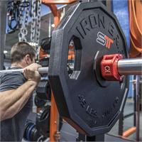 Lock-Jaw Pro 2 Barbell Olympic Collars - Red