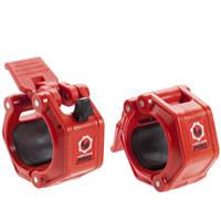 Lock-Jaw Pro 2 Barbell Olympic Collars - Red