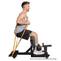 Shown with Optional Band Pegs