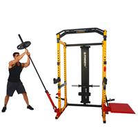 Powertec Power Rack Shown with Optional Attachments