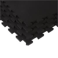 SuperLock Room Kit Rubber Gym Flooring Black