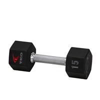 TKO 816TXU-A10 6 Sided Urethane Encased Tri Grip Dumbbell