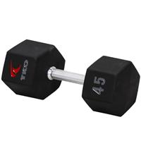 TKO 816TXU-A10 6 Sided Urethane Encased Tri Grip Dumbbell