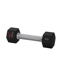 TKO 816TXU-A10 6 Sided Urethane Encased Tri Grip Dumbbell
