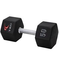 TKO 816TXU-A10 6 Sided Urethane Encased Tri Grip Dumbbell