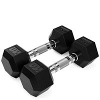 Troy USA Sports 6 Sided Rubber Encased Hex Dumbbells