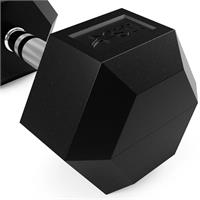 Troy USA Sports 6 Sided Rubber Encased Hex Dumbbells