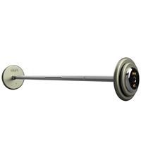 Troy Pro Style Gray Barbell Chrome End Cap