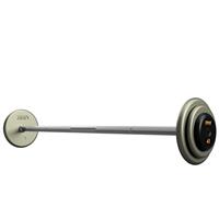 Troy Pro Style Gray Barbell Rubber End Cap Set