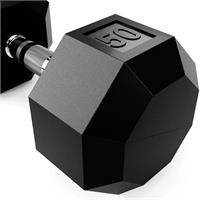 Troy VTX 8 Sided Rubber Encased Dumbbells