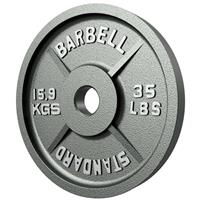 Troy USA Sports Gray Olympic Plates - 35LB