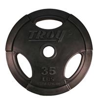 Troy Urethane Encased Interlocking Grip Plates - 35LB