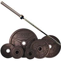 Troy Premium Wide Flanged Olympic Weight Set