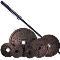 Troy Premium Wide Flanged Olympic Weight Set