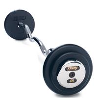 Troy Pro Style Black Curl Bar Chrome End Cap