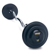 Troy Pro Style Black Curl Bar Rubber End Cap