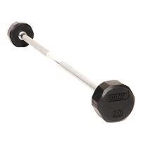 Troy 12 Sided Rubber Fixed Barbell Set