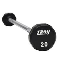 Troy 12 Sided Urethane Fixed Barbell Set