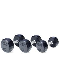 Troy Rubber Encased 12 Sided Dumbbells