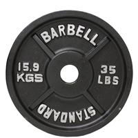 Troy USA Sports Black Olympic Plates - 35LB