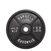  Troy USA Sports Black Olympic Plates - 100LB
