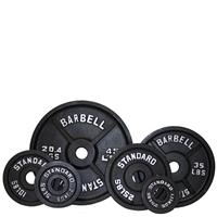 Troy USA Sports Black Olympic Plate Set - 255LB