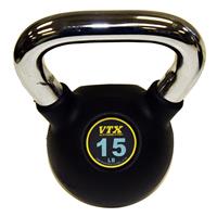 Troy VTX Club Kettlebell Commercial Grade Rubber Encased - 15LB