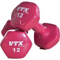 Troy VTX Premium Vinyl Dumbbells - 12LB Pair