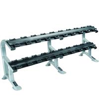 York ETS 2 Tier Pro Dumbbell Saddle Rack