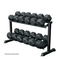 York 2 Tier Pro Hex Dumbbell Rack