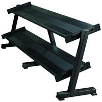 York Professional Hex Tray Dumbbell Rack 2 Tier